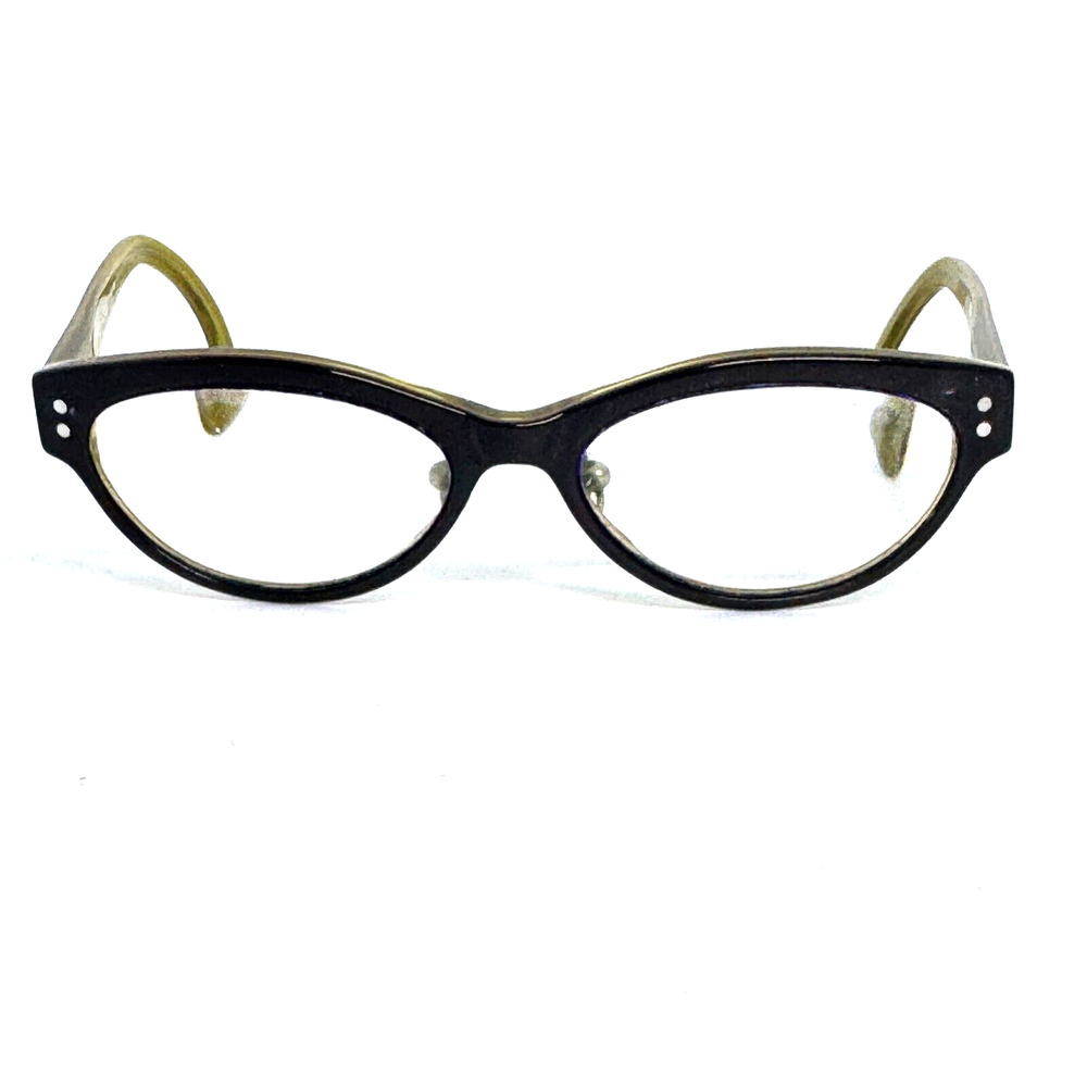 OGI Evolution Cat‎ Eye Eyeglasses Frames Yellow 3067/439 52-16-140 H15473